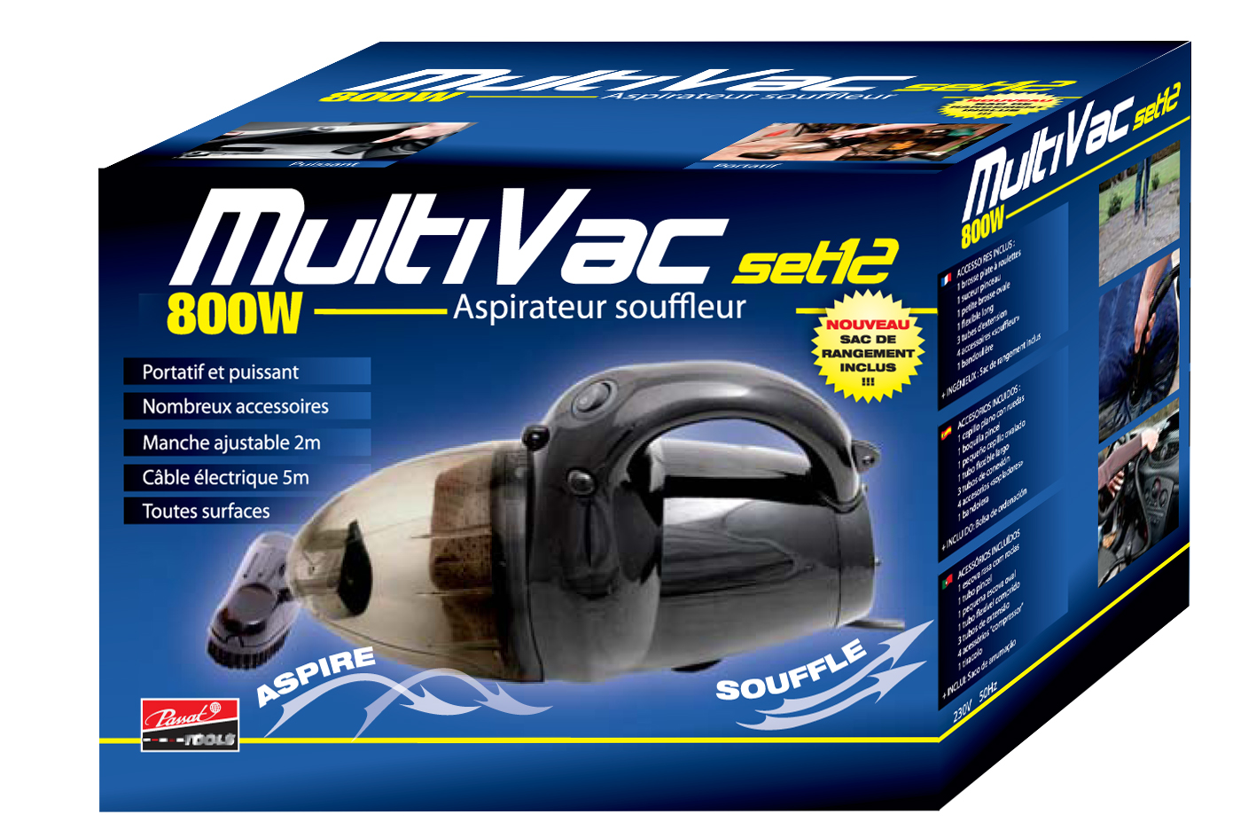 Aspirateur souffleur compact